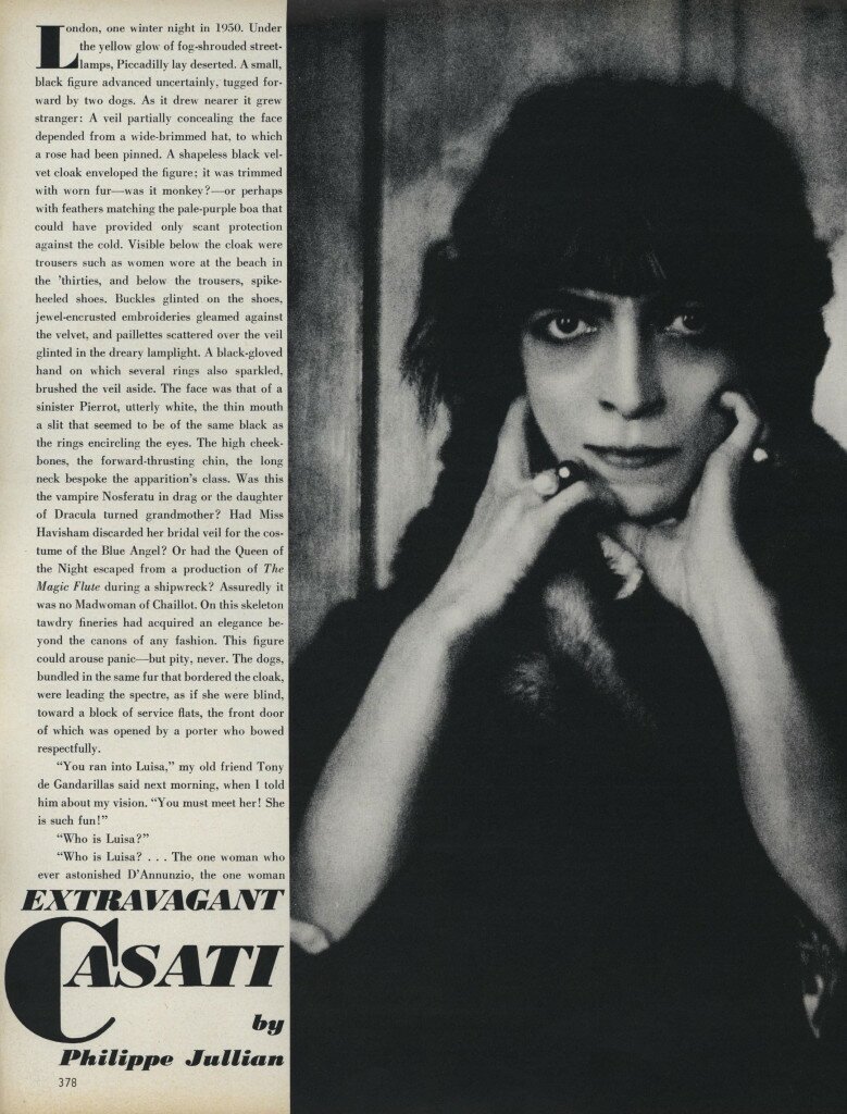 Marchesa Casati (Vogue September 1970)